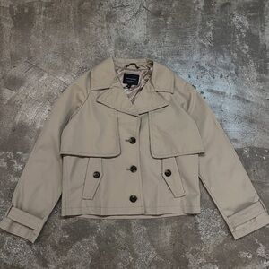 Banana Republic Tan Water-Resistant Coat